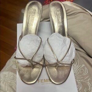 Gold Women's Sandals
